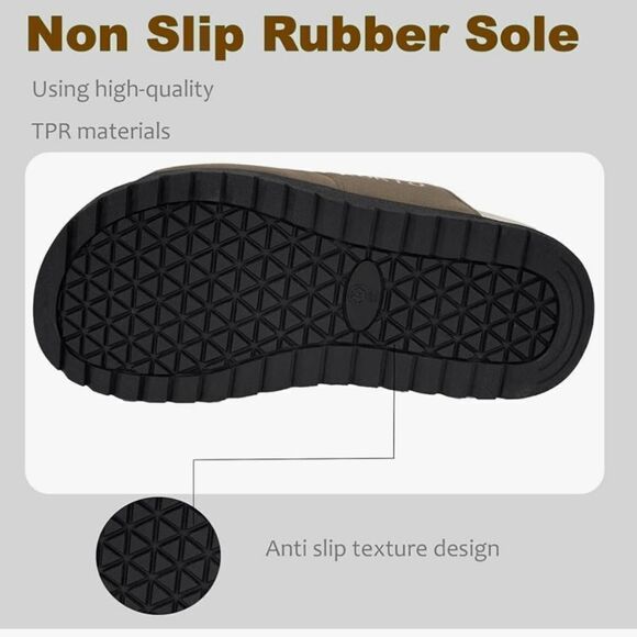 KUKTO UNISEX  Red Slide Sandals SIZE 39/8 US NEW IN BOX - Picture 5 of 6